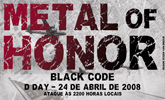 Metal of Honor no Black Code